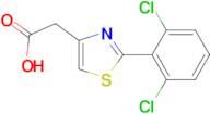 [2-(2,6-dichlorophenyl)-1,3-thiazol-4-yl]acetic acid