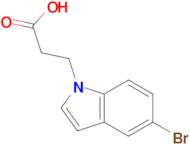 3-(5-bromo-1H-indol-1-yl)propanoic acid