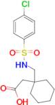 [1-({[(4-chlorophenyl)sulfonyl]amino}methyl)cyclohexyl]acetic acid