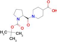 1-[1-(tert-butoxycarbonyl)-L-prolyl]piperidine-4-carboxylic acid