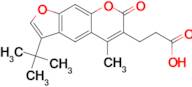 3-(3-tert-butyl-5-methyl-7-oxo-7H-furo[3,2-g]chromen-6-yl)propanoic acid