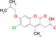 {6-chloro-4-methyl-7-[(2-methylprop-2-en-1-yl)oxy]-2-oxo-2H-chromen-3-yl}acetic acid