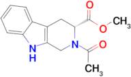 methyl (3R)-2-acetyl-2,3,4,9-tetrahydro-1H-beta-carboline-3-carboxylate