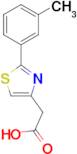 [2-(3-methylphenyl)-1,3-thiazol-4-yl]acetic acid