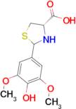 (4S)-2-(4-hydroxy-3,5-dimethoxyphenyl)-1,3-thiazolidine-4-carboxylic acid