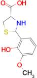 (4S)-2-(2-hydroxy-3-methoxyphenyl)-1,3-thiazolidine-4-carboxylic acid