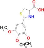 (4S)-2-(3,4,5-trimethoxyphenyl)-1,3-thiazolidine-4-carboxylic acid