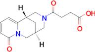 4-oxo-4-[(1S,5S)-8-oxo-1,5,6,8-tetrahydro-2H-1,5-methanopyrido[1,2-a][1,5]diazocin-3(4H)-yl]buta...