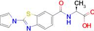 N-{[2-(1H-pyrrol-1-yl)-1,3-benzothiazol-6-yl]carbonyl}-L-alanine