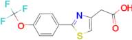 {2-[4-(trifluoromethoxy)phenyl]-1,3-thiazol-4-yl}acetic acid