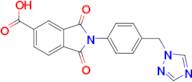 1,3-dioxo-2-[4-(1H-1,2,4-triazol-1-ylmethyl)phenyl]isoindoline-5-carboxylic acid