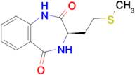 (3R)-3-[2-(methylthio)ethyl]-3,4-dihydro-1H-1,4-benzodiazepine-2,5-dione