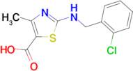 2-[(2-chlorobenzyl)amino]-4-methyl-1,3-thiazole-5-carboxylic acid