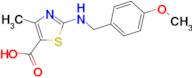 2-[(4-methoxybenzyl)amino]-4-methyl-1,3-thiazole-5-carboxylic acid