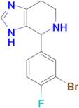 4-(3-bromo-4-fluorophenyl)-4,5,6,7-tetrahydro-3H-imidazo[4,5-c]pyridine