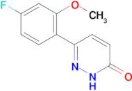 6-(4-fluoro-2-methoxyphenyl)pyridazin-3(2H)-one