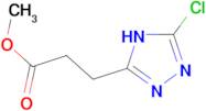 methyl 3-(3-chloro-1H-1,2,4-triazol-5-yl)propanoate