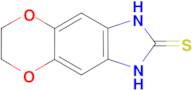 1,3,6,7-tetrahydro-2H-[1,4]dioxino[2,3-f]benzimidazole-2-thione