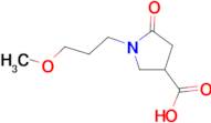 1-(3-methoxypropyl)-5-oxopyrrolidine-3-carboxylic acid