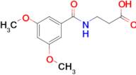 N-(3,5-dimethoxybenzoyl)-beta-alanine