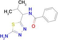 N-[1-(5-amino-1,3,4-thiadiazol-2-yl)-2-methylpropyl]benzamide