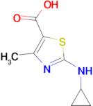 2-(cyclopropylamino)-4-methyl-1,3-thiazole-5-carboxylic acid