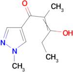 2-methyl-1-(1-methyl-1H-pyrazol-4-yl)pentane-1,3-dione