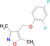 4-[(2,4-difluorophenoxy)methyl]-3,5-dimethylisoxazole