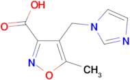 4-(1H-imidazol-1-ylmethyl)-5-methylisoxazole-3-carboxylic acid