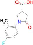 1-(4-fluoro-2-methylphenyl)-5-oxopyrrolidine-3-carboxylic acid