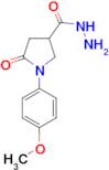 1-(4-methoxyphenyl)-5-oxopyrrolidine-3-carbohydrazide