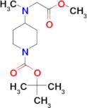 tert-butyl 4-[(2-methoxy-2-oxoethyl)(methyl)amino]piperidine-1-carboxylate