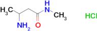 3-amino-N-methylbutanamide hydrochloride