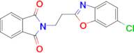 2-[2-(6-chloro-1,3-benzoxazol-2-yl)ethyl]-1H-isoindole-1,3(2H)-dione
