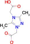 [4-(carboxymethyl)-3,5-dimethyl-1H-1,2,4-triazol-4-ium-1-yl]acetate