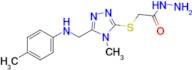 2-[(4-methyl-5-{[(4-methylphenyl)amino]methyl}-4H-1,2,4-triazol-3-yl)thio]acetohydrazide