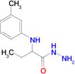 2-[(3-methylphenyl)amino]butanohydrazide