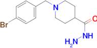 1-(4-bromobenzyl)piperidine-4-carbohydrazide