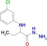 2-[(3-chlorophenyl)amino]butanohydrazide