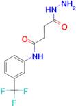 4-hydrazino-4-oxo-N-[3-(trifluoromethyl)phenyl]butanamide