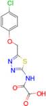 ({5-[(4-chlorophenoxy)methyl]-1,3,4-thiadiazol-2-yl}amino)(oxo)acetic acid