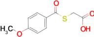 [(4-methoxybenzoyl)thio]acetic acid