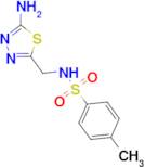 N-[(5-amino-1,3,4-thiadiazol-2-yl)methyl]-4-methylbenzenesulfonamide