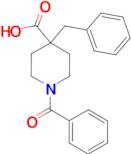 1-benzoyl-4-benzylpiperidine-4-carboxylic acid