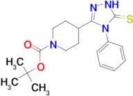 tert-butyl 4-(5-mercapto-4-phenyl-4H-1,2,4-triazol-3-yl)piperidine-1-carboxylate