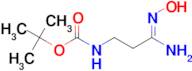 tert-butyl [(3Z)-3-amino-3-(hydroxyimino)propyl]carbamate
