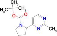 tert-butyl 2-(2-methylpyrimidin-4-yl)pyrrolidine-1-carboxylate