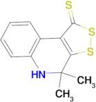 4,4-dimethyl-4,5-dihydro-1H-[1,2]dithiolo[3,4-c]quinoline-1-thione