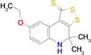 8-ethoxy-4,4-dimethyl-4,5-dihydro-1H-[1,2]dithiolo[3,4-c]quinoline-1-thione