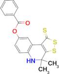 4,4-dimethyl-1-thioxo-4,5-dihydro-1H-[1,2]dithiolo[3,4-c]quinolin-8-yl benzoate